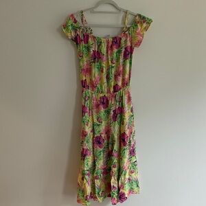 Floral Off-Shoulder Dress